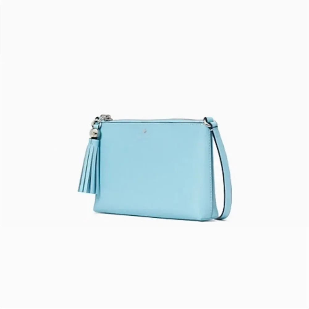 kate spade Light Blue Leather Crossbody Bag